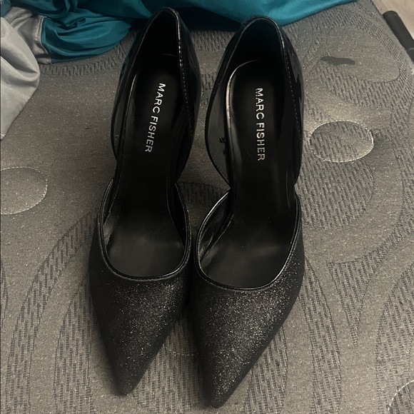 Marc Fisher Sparkling Black Pumps - Picture 1 of 1